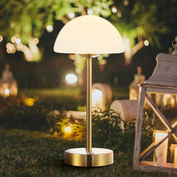 Xavier 12.5" Modern Minimalist Iron Rechargeable Integrated LED Table Lamp